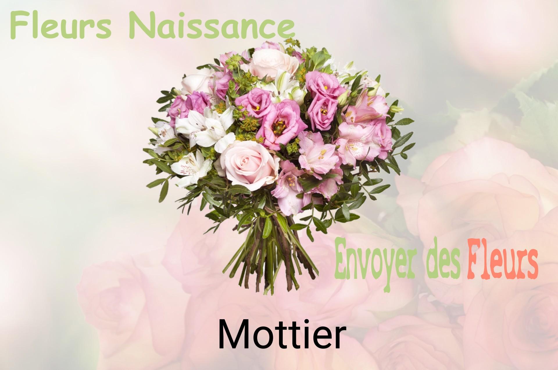 Bouquet de fleurs de naissance livré à Mottier